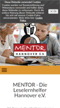 Mobile Screenshot of mentor-leselernhelfer.de