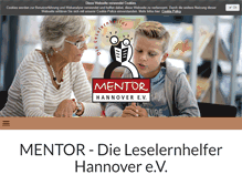 Tablet Screenshot of mentor-leselernhelfer.de